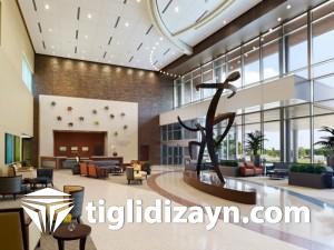 Hastane içi bekleme salonu dizayn resimleri 3