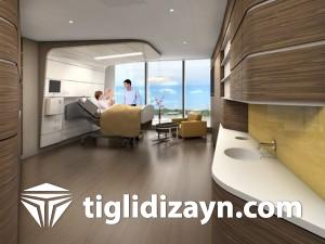 EN GÜZEL HASTA ODASI AHŞAP DİZAYN 2