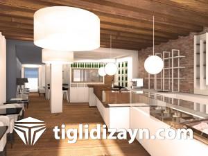 İstanbul Pastane İç dizayn